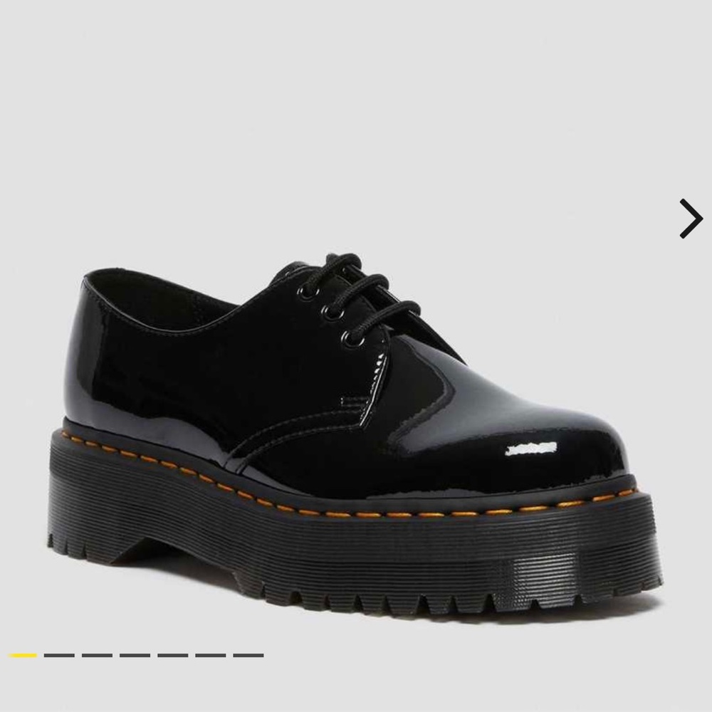 Doc Martens 1461 Black patent leather Oxford Size 6 Womens